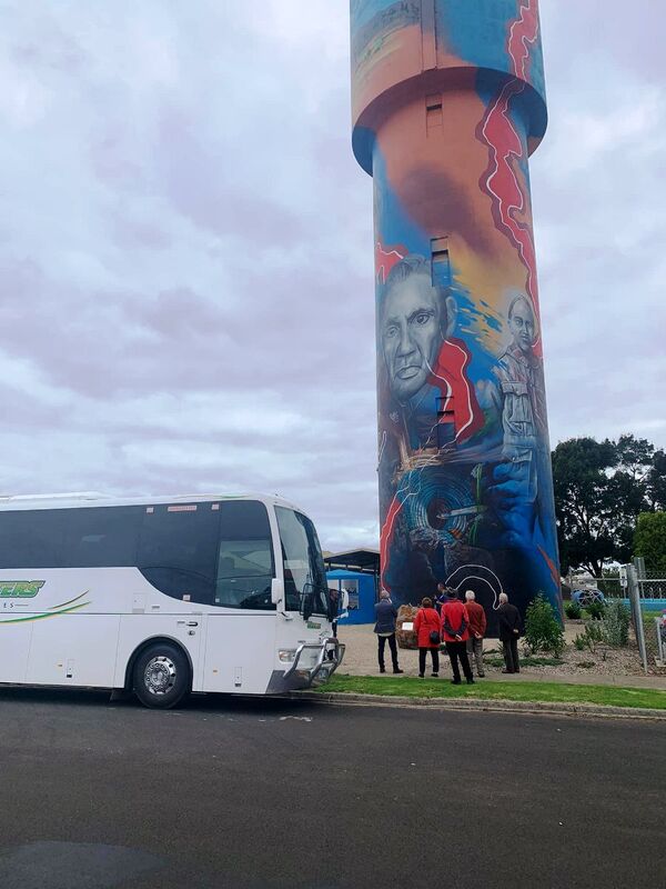 Bus Charters to Water Tower Art - Trotters Coaches Ballarat & Hamilton